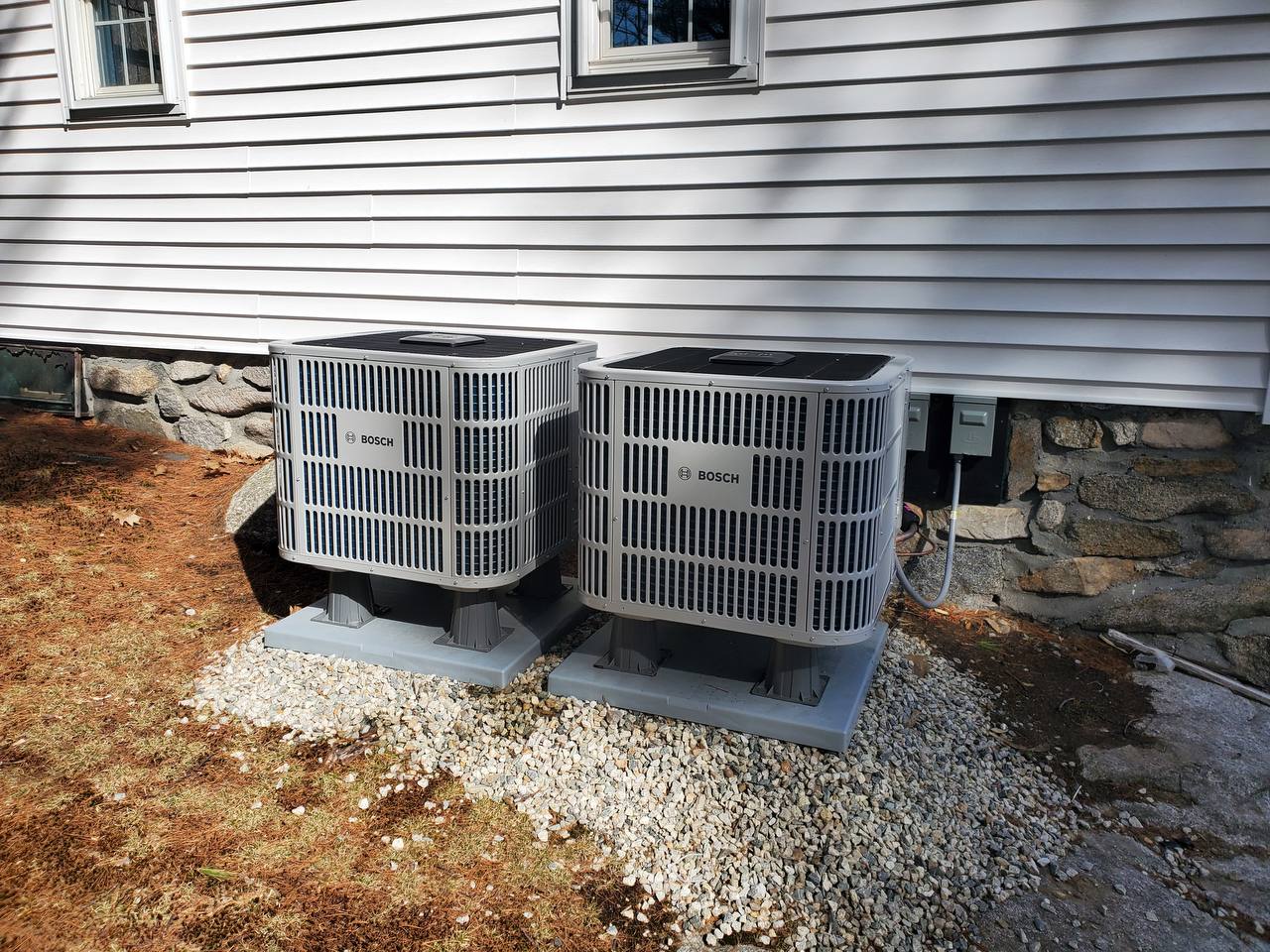 Bosch heat pump installation